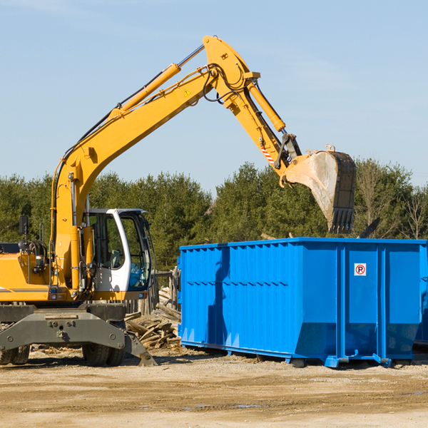 can i choose the location where the residential dumpster will be placed in Glendale